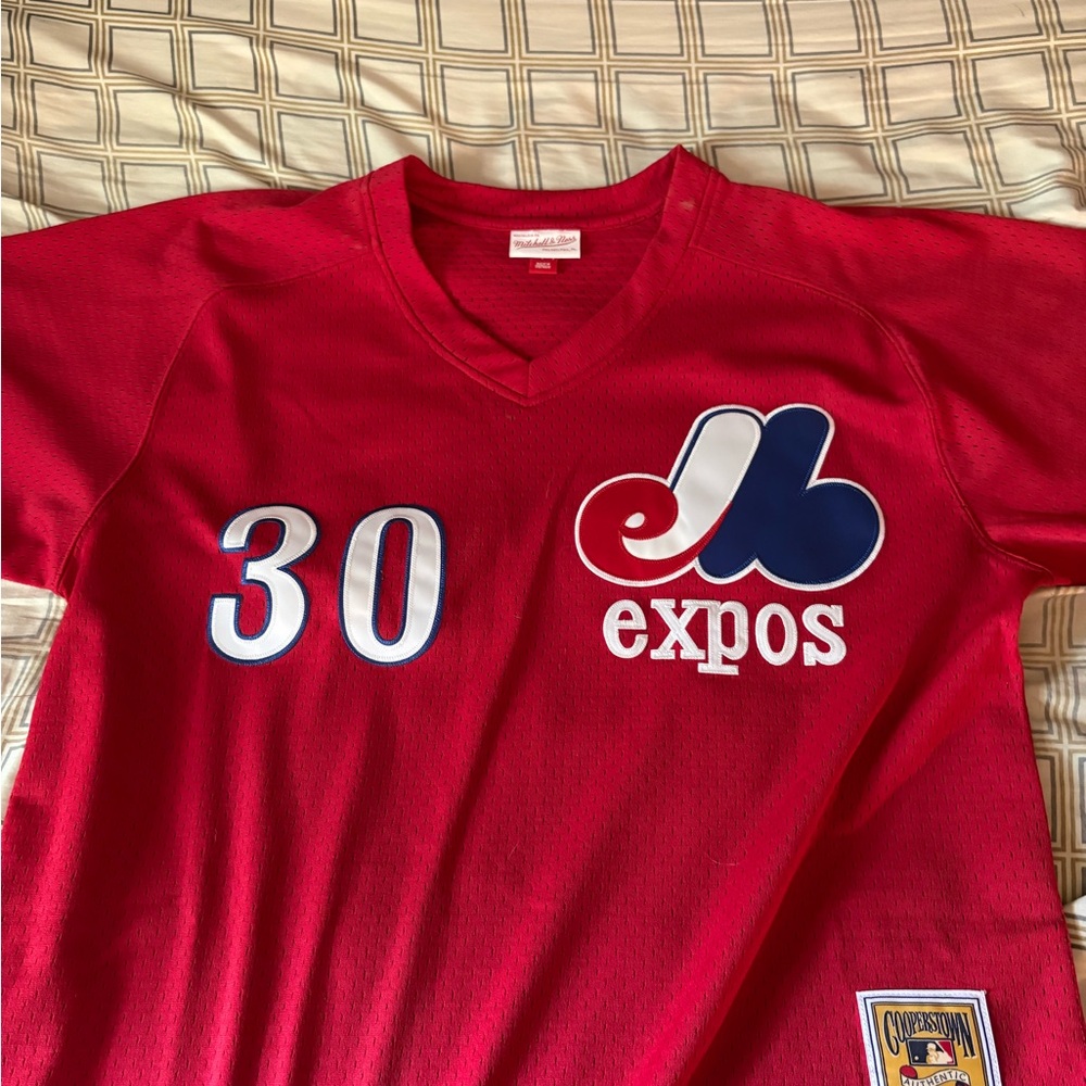 Mitchell & Ness Red Expos Jersey